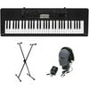 Casio CTK-3200 61-Key Premium Portable Keyboard Package with Headphones, Stand and Power Supply