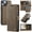 Brown, variant on Case for iPhone Air 6.5" RFID Blocking Protective Purse Case with 3-card Slots Kickstand 2 in 1 Detachabl Flip Shockproof Protective Cover,Blue,For iPhone Air