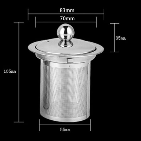 

Reusable Mesh Infuser Tea Strainer Leaf Spice Filter Stainless Steel for Teapot