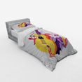 thumbnail image 3 of Ambesonne Music Bedding Set 4 Pcs, Guitarist Performing, Queen, Mustard and Multicolor, 3 of 3