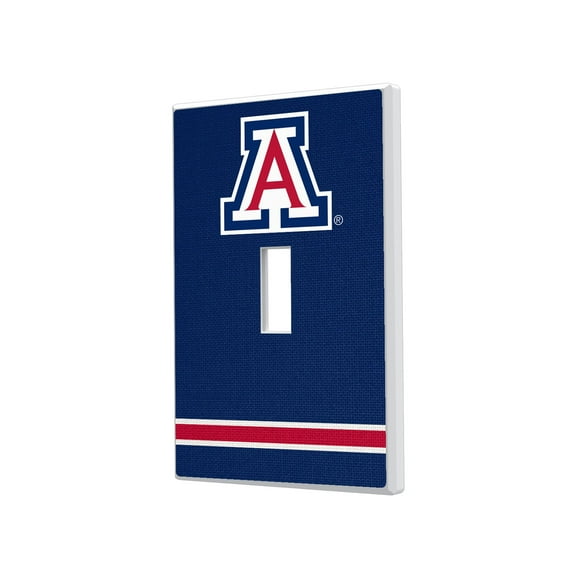 Arizona Wildcats Stripe Design Single Toggle Light Switch Plate