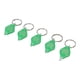 thumbnail image 5 of 5PCS Mini LED Keychain Flashlight Portable Key Ring Flashlight for Jewelry Detecting Green Light, 5 of 5