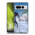 thumbnail image 1 of Head Case Designs Officially Licensed Simone Gatterwe Horses Freedom In The Snow Soft Gel Case Compatible with Google Pixel 7 Pro, 1 of 7