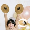 thumbnail image 4 of LOLIPPYY 1Pair Small Metal Hand Cymbals for Performance Robust Material Reliable Sound, 4 of 8