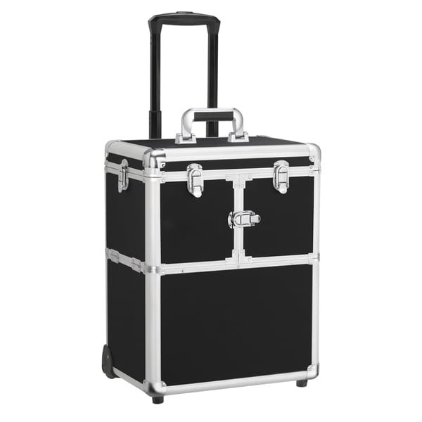 makeup suitcase with wheels