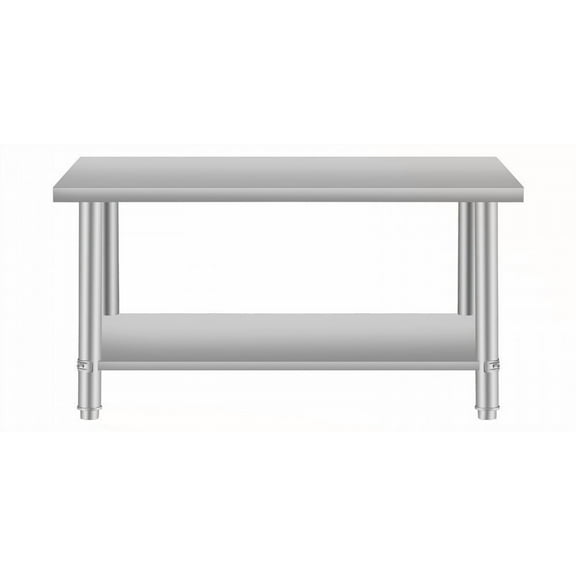 Durable Stainless Steel Kitchen Prep Table | 48''*24'' Work Area