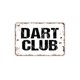 thumbnail image 1 of Letrero de metal con diseño de club de dardos, estilo rústico, moderno y contemporáneo, para pared, tamaño: 16 x 12 pulgadas, 1 of 4