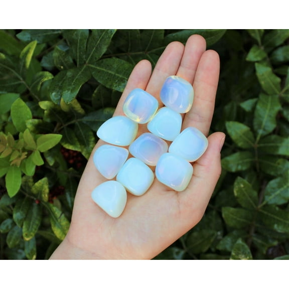 10 MEDIUM/LARGE Opalite Tumbled Stone Crystal Healing Gemstone