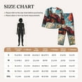 thumbnail image 4 of Balery Beautiful Red Train Hot Air Balloon Conjunto de Pijama con Estampado para Mujer, Conjunto de Dos Piezas con Manga Larga, Ropa de Dormir Suave con Bolsillos, Pijamas Cómodos-XX-Large, 4 of 7