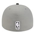 thumbnail image 4 of Men's New Era  Gray Brooklyn Nets Injection Cartoon Logo A-Frame 59FIFTY Fitted Hat, 4 of 5