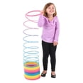 thumbnail image 3 of Muelle helicoidal de plástico Jumbo Rainbow The Dreidel Company, 3 of 5