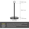 thumbnail image 5 of Black Paper Towel Holder Countertop - Free Standing Paper Towel Holder Stand for Kitchen Rolls,Fits Most Size Paper Roll, 5 of 5