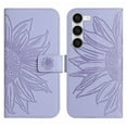 thumbnail image 2 of for Samsung Galaxy S23 Flip Case, Flower Printed PU Leather Magnetic Wallet Case with Stand Holder Flip Cover with Card Slots and Strap Compartment for Samsung Galaxy S23 - Lightpurple, 2 of 11