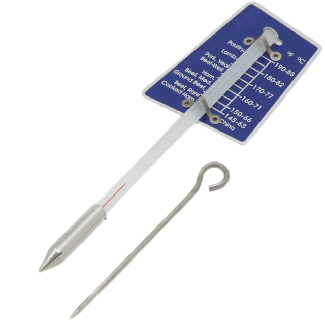 Termómetro para carne Chef Craft Select de cristal, 16,5 cm, azul