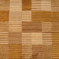 thumbnail image 1 of Ahgly Company Indoor Square Abstract Sedona Brown Checkered Area Rugs, 4' Square, 1 of 6