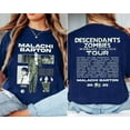 thumbnail image 3 of Unisex Malachi Barton Descendants Zombies Worlds Collide Tour Two Sides T-Shirt, Sizes S-5XL, Tbun, 3 of 5