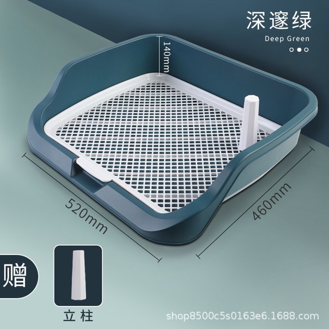 Large Dog Restroom Large Space Increased Anti Splashing Pet Restroom Inducer Detachable Dog Bedpan Factory Home Direct Sales