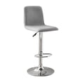 thumbnail image 3 of Hometrends Grey Fabric Bar Stool, 3 of 7