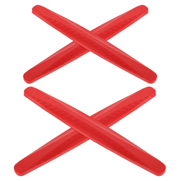 WHAMVOX 4PCS Car Door Edge Protector Strips Anti-Collision and Anti-Scratch Bumper Guard Carbon Fiber Car Exterior Trim Auto Accessories