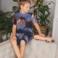 thumbnail image 4 of Balery Winter Fire Dragon Conjunto de Pijama Infantil de Manga Corta con Estampado – Ropa de Dormir de Algodón Suave-3X-Large, 4 of 6
