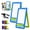 BLUE*2, variant on Inflatable Easel Outdoor, Washable Blow Up Art Easel for Kids with Air Pump and Pigment, Double-Sided PVC Drawing Board, Reusable Portable Paint Station for Backyard, Beach, Indoor Use