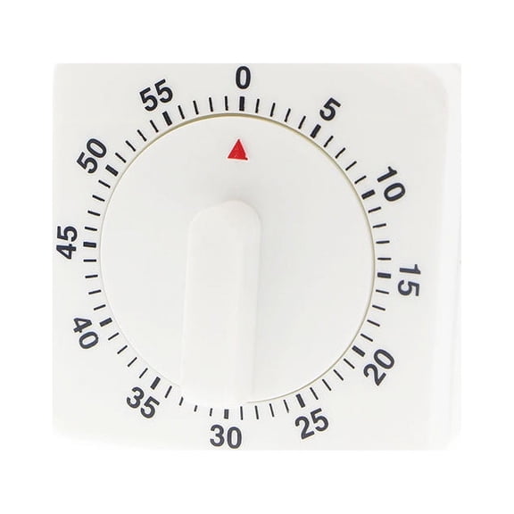 Vruelia Portable 60 Minutes Count Down Mechanical Timer, Baking Kitchen Cooking Tool Food Preparation Mechanical Timer, Kitchen Mechanical Timer