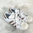thumbnail image 3 of Ad-id-as Superstar Women 7 US White Sneakers Casual Sports Shoes, 3 of 6