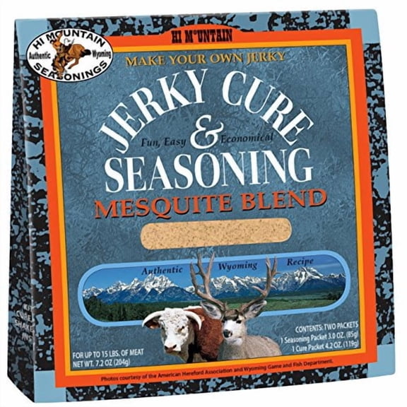 Hi Mountain Seasonings Mesquite Blend Jerky Cure & Seasoning Kit, 7.2 oz