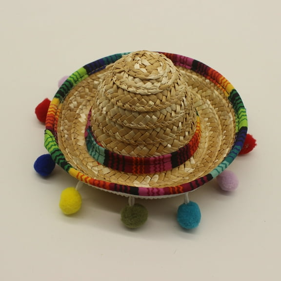 SWETRACE Sombrero Hats Polyester Wide Brim 6Pcs 7.3x6.3in