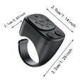 thumbnail image 3 of Remote Scrolling Ring, Fingertip Wireless Remote Control Phone Remote Scrolling Rings Rechargeable Camera Remote Control For Phone Auto Page Turner, Bluetooth Page Turner Ring Scroller, 3 of 6