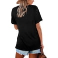 thumbnail image 3 of Camiseta Casual de Mujer Lunivop con Escote Cuadrado y Manga Corta, 3 of 3