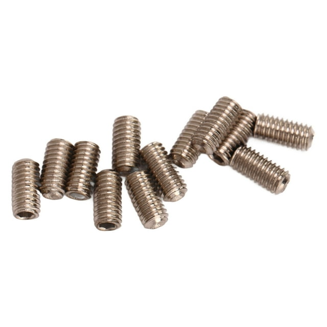 Juego de tornillos para puente de guitarra kit de tornillos para puente de guitarra eléctrica a prueba de óxido 12 piezas resistentes sin rebabas para mantenimiento ANGGREK Otros
