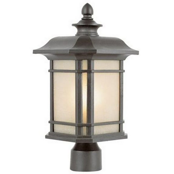 5823 BK-Trans Globe Lighting-San Miguel - One Light Outdoor Post Lantern