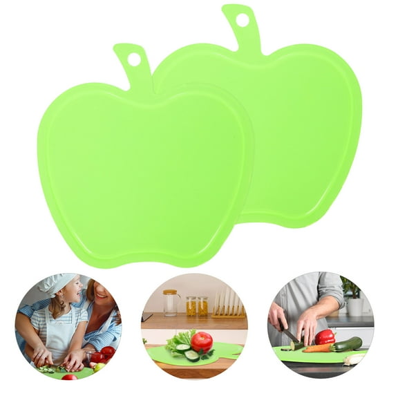 KAKOWELY Dishwasher-Safe Kitchen Cutting Board Green 2Pcs