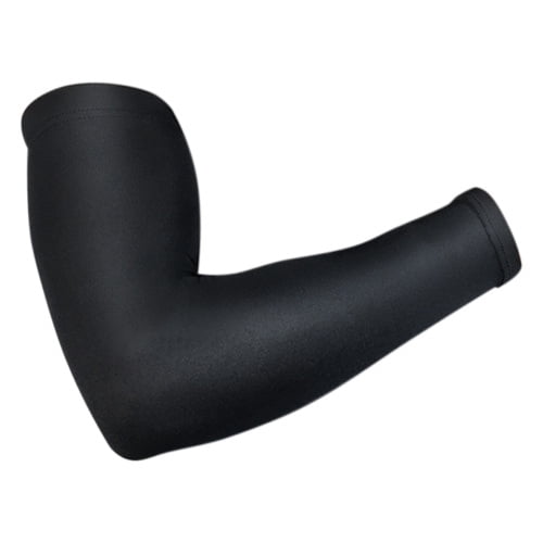 Sports Anti-slip Compression Leg Sleeve Basketball Calf Support (Black M) 