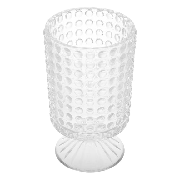 TAILTOSS Clear Glass Vase for Home Decoration, Elegant Centerpiece, 1 Set, Modern Transparent Flower Vase