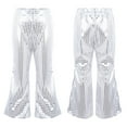 thumbnail image 3 of MSemis Kids Boys Girls Shiny Sequins Flares Pants Bell Bottoms Trousers, 3 of 6