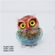 thumbnail image 4 of HWRETIE Owl Mini Ornaments,Crystal Gravel Craft,Home & Car Decor Gift Souvenir, 4 of 7
