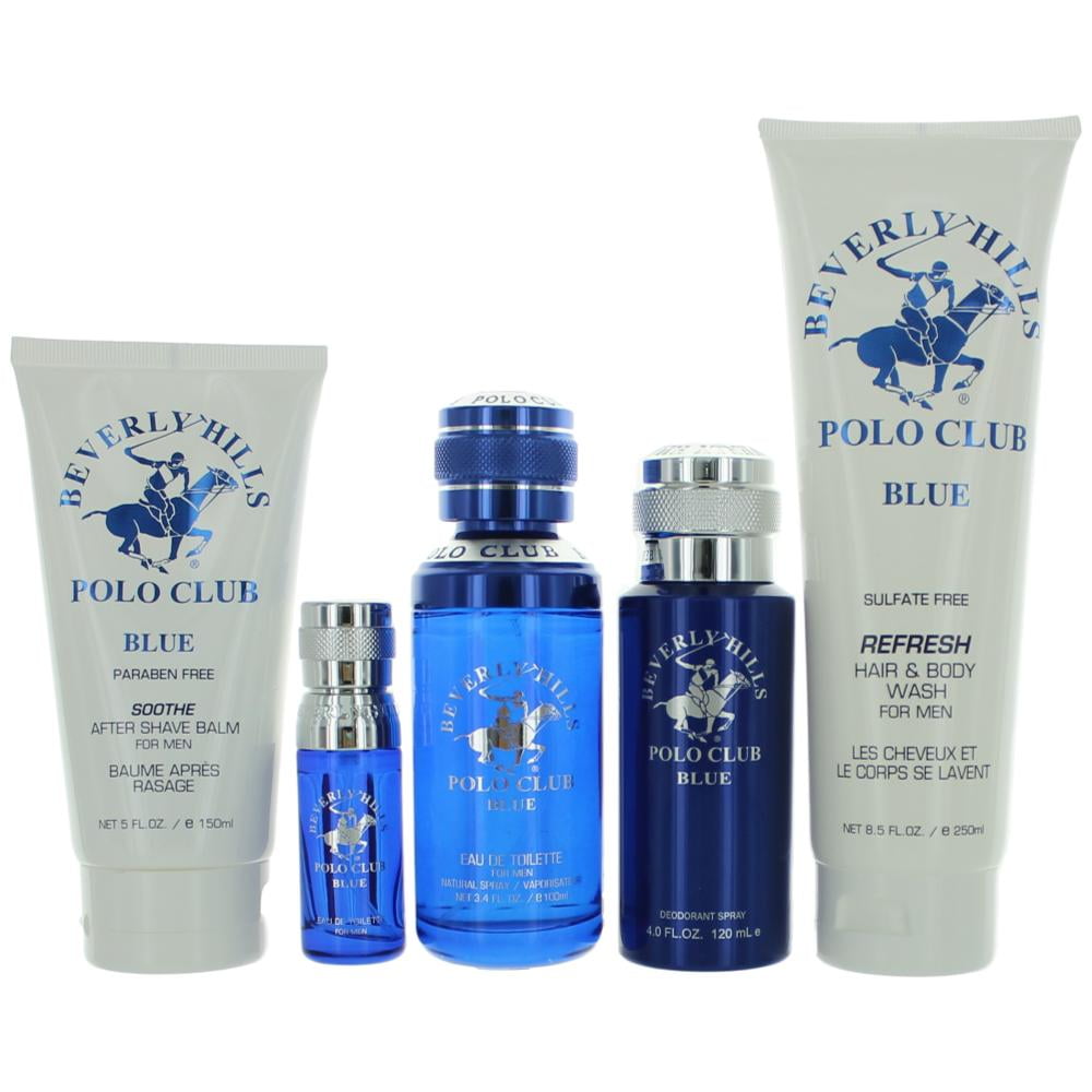 BHPC Blue by Beverly Hills Polo Club, 5 Piece Gift Set for Men