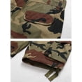 thumbnail image 5 of Men's Cotton Cargo Shorts, Relaxed Fit Camouflage Work Shorts with Multi-Pockets & Drawstring, Size 32-38, 5 of 7