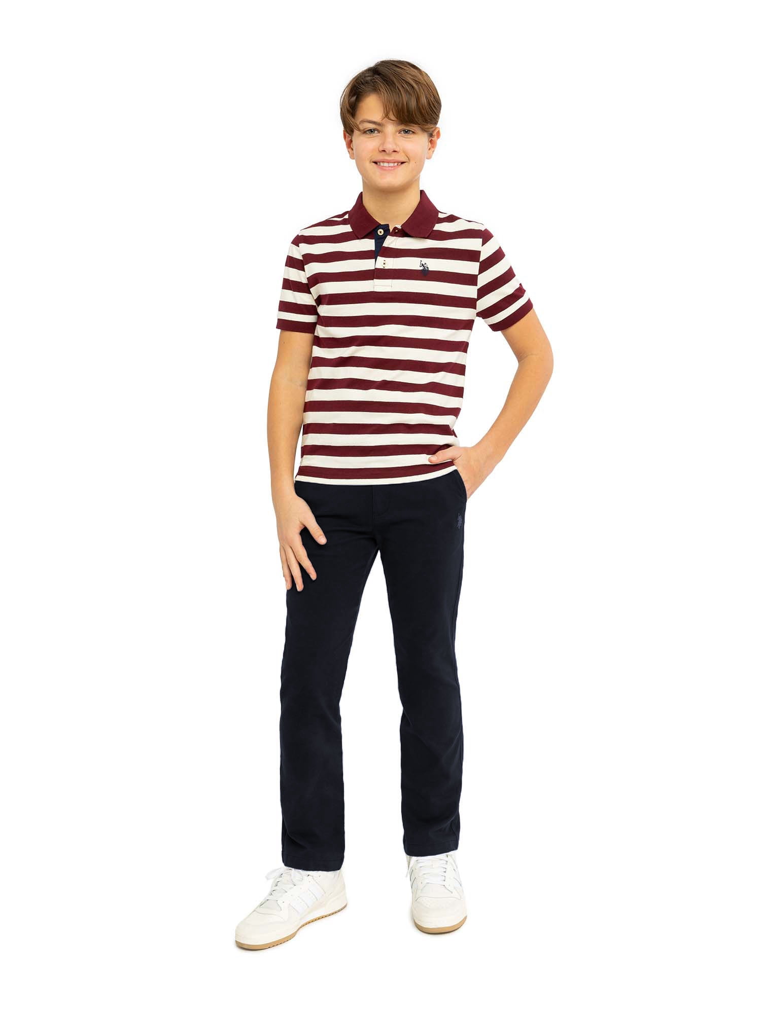 U.S. Polo Assn. Boys Lived in Chino Pant, Sizes 4-18
