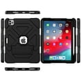thumbnail image 3 of New iPad Air 10.9 2020 Case with Screen Protector, Dteck Heavy Duty Rugged Shockproof Protective Full Body Case Cover with Pencil Holder and Kickstand for 10.9-inch iPad Air 4th Gen,Black, 3 of 8