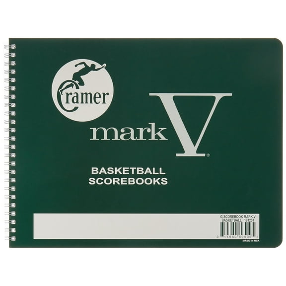 Cramer Basketball Scorebook, Mark V