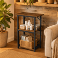 thumbnail image 2 of 20 Gal-2 Tier Rustic Brown Aquarium Stand, 2 of 7