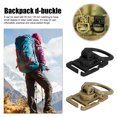 thumbnail image 4 of Acampar al aire libre Senderismo D-ring Clip Hebilla Herramientas Mochila Mosquetón Hugtrwg Para estrenar, 4 of 8