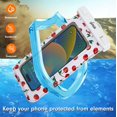 thumbnail image 4 of Funda flotante impermeable Sonix para teléfono con cordón, color cereza, 4 of 9