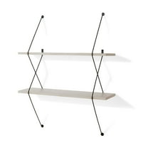 Danya B Contemporary Two Level Shelving System