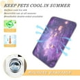 thumbnail image 5 of Pet Cooling Pad Foldable Self Cooling Mat Breathable Pet Cushion Sleep Pad for Dogs and Cats Beautiful Fantasy Purple Forest M, 5 of 9