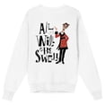 thumbnail image 7 of Coraline All Will Be Swell Crew Neck Long Sleeve White Adult Sweatshirt
-Small, 7 of 7
