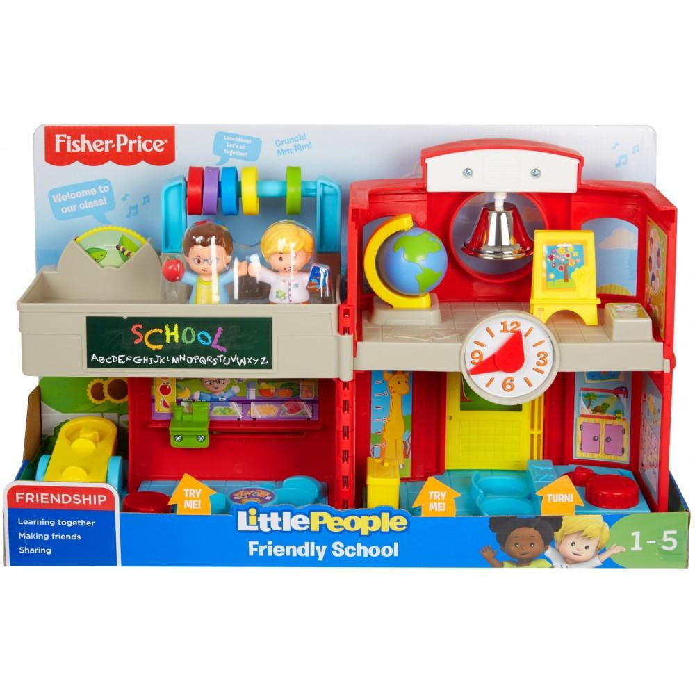 Fisher-Price Little People Friendly School Deluxe Musical Learning Playset Toy 